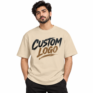 Camiseta de Manga Corta para Hombre, Cuello Redondo, Color Sólido, Lisa, Teñida, de Punto, Corte Regular, Informal, de Alta Calidad, 100% Algodón - Product Image 2