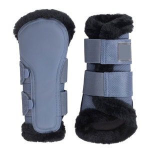 Protège-jambes roses pour chevaux avec maille respirante et sangle Velcro pour le soutien du pastèrnes, pour l'entraînement et la course - Product Image 6