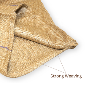 Sacs de jute biodégradables écologiques 50-60Kg Capacité Réutilisable Respirant Agriculture Food Grain Industrial RTS 37x22.5" - Product Image 3