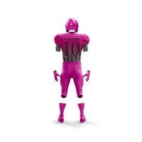Ensemble d'uniformes d'équipe de football américain, maillot d'équipe respirant avec pantalon assorti, pour l'entraînement et les matchs d'équipe