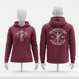 Sudadera con Capucha Premium para Mujer, 350 GSM, Mezcla de Algodón y Felpa, Color Gris Carbón Oscuro, con Logotipo Personalizado Serigrafiado y Bolsillo Canguro - Product Image 3