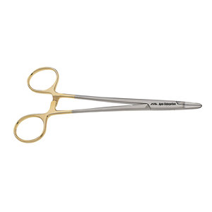 Portaagujas Ryder de 7 Pulgadas, Instrumento Quirúrgico Dental de Acero Inoxidable, Pinza Hemostática Ortodóntica con Agarre de Precisión y Bloqueo - Product Image 5
