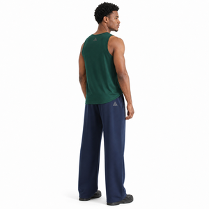 High Quality 100% Cotton Canvas Heavyweight Eco-Friendly Casual Hip Hop Sweatpants Oversized Straight Leg Breathable Drawstring - Product Image 2