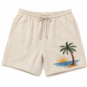 Shorts de Playa Casuales de Poliéster para Hombre, 5 Pulgadas de Entrepierna, Ecológicos, Premium, Cintura Media, Cierre con Cordón - Product Image 6