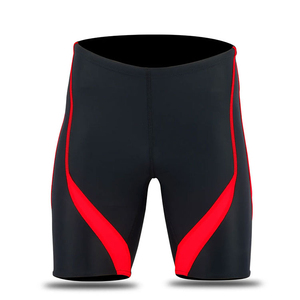 Shorts respirants et légers pour hommes en Spandex et Polyester, coupe ajustée, séchage rapide, longueur genou, pour la gym, fournisseur en gros - Product Image 1