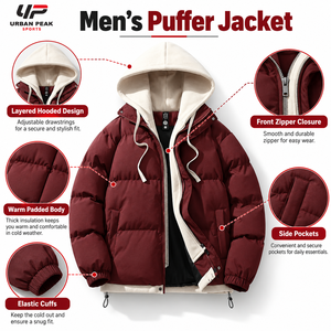 Chaqueta Acolchada para Hombre de Alta Calidad con Costuras de Calidad, Forro Cómodo y Diseño Elegante para el Invierno - Product Image 6