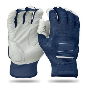 Gants de baseball en cuir bleu respirants avec fermeture auto-agrippante pour l'entraînement, unisexes, pour adultes, gants de softball, prix compétitif - Product Image 5