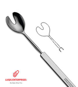 Cuchara de Enucleación Wells, Instrumento Quirúrgico de Acero Inoxidable para ORL, Odontología, Extracción Dental y Cirugía Maxilofacial - Product Image 2