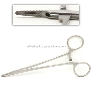 Portaagujas Quirúrgico de Acero Inoxidable Premium A-1 VERITAS, Instrumento de Sutura con Mango de Bloqueo de Precisión, Herramienta Médica Reutilizable - Product Image 4