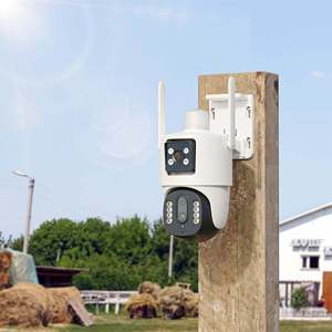 Vente chaude Wifi IP Réseau Caméra Triple Objectif Système Ptz Motion Tracking Sécurité 10X Zoom Optique Surveillance CCTV Caméra - Product Image 2