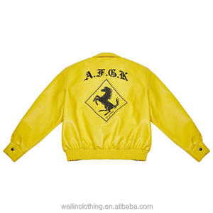Hot Selling Customizable XS Men's Winter Jacket High Street Style <b>Cow</b> Skin Canvas Eco-Friendly Breathable Windproof Front - Product Image 2