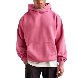 Sudaderas con Capucha de Alta Calidad para Hombre, Personalizables, con Hombros Caídos y Corte Cuadrado, 100% Algodón, Felpa Francesa, Sudaderas Extra Grandes para Hombre - Product Image 1