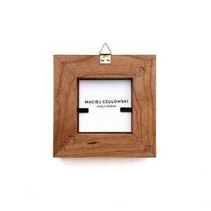 Hand Crafted Little Acacia Wooden Picture <b>Frame</b> / Cherry / Small and simple Picture <b>Photo</b> <b>Frame</b>, Small Size Solid Hardwood - Product Image 3