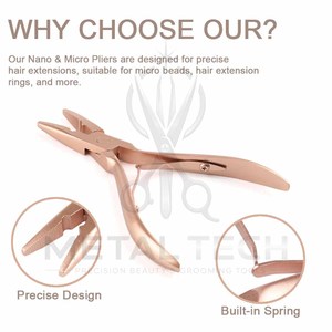 2026 OEM ODM Wholesale Rate Premium Quality Stainless Steel Professional Salon Quality Hair Extension <b>Tools</b> Kits Low MOQ Good - Product Image 4