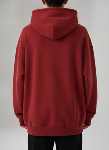 Sweat-shirts à capuche unisexes de haute qualité, 200 grammes, 100% coton, pour hommes, avec logo personnalisé, blancs, épais, grandes tailles, respirants - Product Image 3