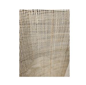 Rouleau de maille de rotin de tissage de diamant naturel de taille personnalisée pour la porte d'armoire de meubles de bricolage et la décoration murale - Product Image 5