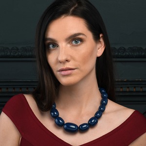 Graceful Resin Craft Beads <b>Necklace</b> Set with Chunky Acrylic Bold <b>Statement</b> <b>Necklace</b> Jewelry Women - Product Image 5