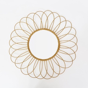 Espejo de Ratán Natural Hecho a Mano Más Vendido en Vietnam, Decoración de Pared Personalizada, Espejo Redondo para Decoración de Sala de Estar - Product Image 6