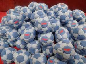 Minzi Industries Model 1056 <b>Hacky</b> <b>Sack</b> Footbag Soccer Ball Shape Kicking Toy for Youth Children Entertainment - Product Image 3