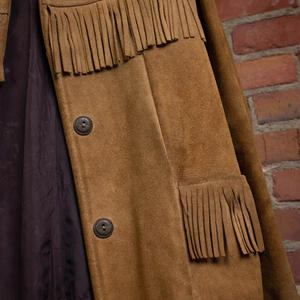 Streetwear Fashion Fringes <b>Suede</b> Leather <b>Jacket</b> Custom Made And All Sizes Available Women's <b>Suede</b> Leather <b>Jackets</b> With Fringes - Product Image 4