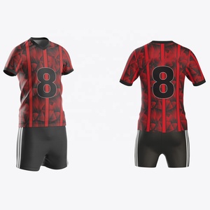 Conjunto de Uniforme de Balonmano Personalizado, Camiseta Deportiva con Cuello en V, Ropa Deportiva con Estampado del Equipo, Camiseta de Manga Corta y Pantalones Cortos para Entrenamiento de Club - Product Image 6