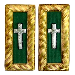 Eminent Commander Knights Templar - Placa de hombro con bordado de hilo metálico para regalia masónica y epaulette de gabardina - Product Image 5