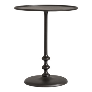 Modern Round Bistro <b>Table</b> Solid Pedestal Base Space Saving Design Durable Finish Perfect for Dining Balcony Cafe Setup - Product Image 5
