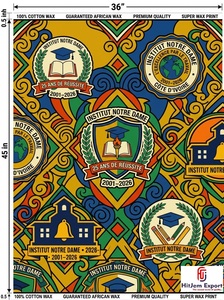 Fabricant de Tissus Imprimés Africains Personnalisés Fournisseur de Textiles pour Uniformes Scolaires, Anniversaires, Conventions et Célébrations OEM ODM - Product Image 3