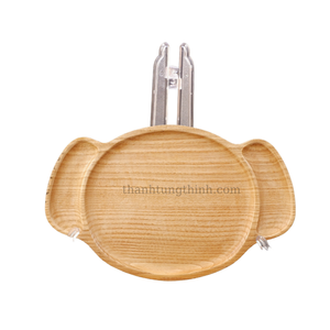 Plateau de service ovale en bois Thinh Tung Thinh, fait main, style rustique, pour la cuisine, fabriqué au Vietnam - Product Image 6