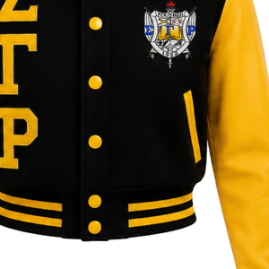 เสื้อแจ็คเก็ตบอมเบอร์ผ้าซาติน Sigma Gamma Rho สำหรับผู้หญิง น้ำหนักเบา ซิปเต็มตัว สไตล์ลำลอง แฟชั่นสำหรับชมรมนักศึกษา รับสกรีนโลโก้ ขายส่ง - Product Image 6