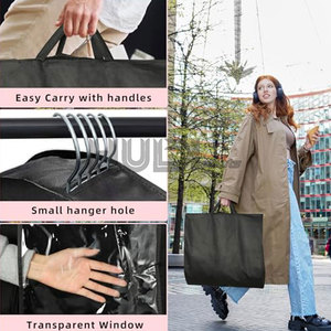 Portable <b>Suitcase</b> Garments Bag For Suits Shirts Coats Dresses Easy Carry Use Travel Home Hotel Office Garments Bag - Product Image 3