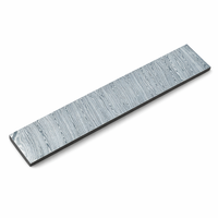 Barre de damas torsadée artisanale sur mesure 10x2 pouces pour outils de bricolage et fabrication de couteaux