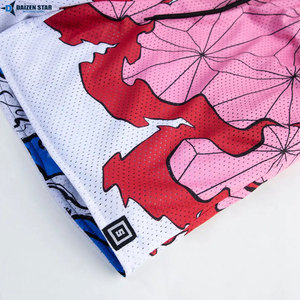 Lightweight Summer Solid Mesh Shorts Casual Sports Fitness Jogging Activewear Sublimation Transfer Breathable Quick Dry Elastic - Product Image 3