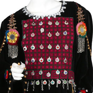 Vestido Afgano Kutchi en Oferta, Vestido Étnico Afgano Hecho a Mano con Espejos, Vestido Tradicional de la Cultura Afgana para Mujer - Product Image 6