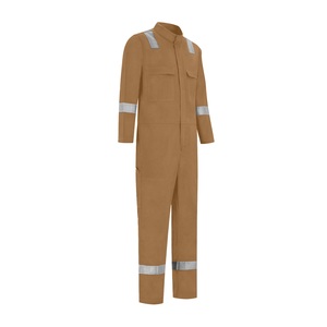 Custom Men Women Reflective Taped Safety Roadway Construction <b>Work</b> Coverall Wholesale Blue With Pockets Coverall - Product Image 2