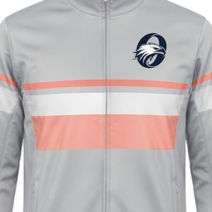 <b>Men</b> Gray Orange Hockey Sports <b>Jacket</b> Polyester Athletic Wear Training Uniform Outdoor Sports Apparel Team Performance <b>Jacket</b> - Product Image 6