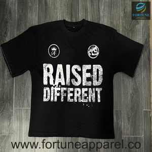 เสื้อยืดคอตตอน 100% แขนสั้น พิมพ์ลายสกรีน สำหรับผู้ชาย ยี่ห้อ Fortune Apparel รุ่น Custom แฟชั่นฤดูร้อน เป็นมิตรกับสิ่งแวดล้อม แห้งเร็ว - Product Image 3