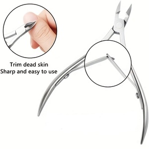 Professional Stainless Steel Curved <b>Nail</b> Nipper Sharp Pointed Tip Finger <b>Clipper</b> <b>for</b> <b>Thick</b> <b>Nails</b> - Product Image 2