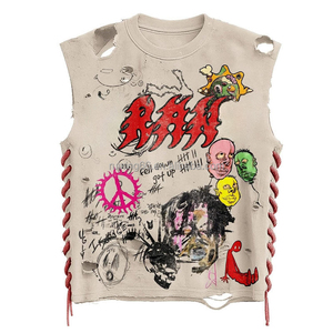 Ensemble T-shirt et short respirant pour homme MANWA, imprimé numérique noir, peint à la main, séchage rapide, 320g, idéal pour l'été et le sport - Product Image 4