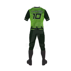 Uniforme de baseball pour adultes, style le plus récent, personnalisable, respirant, qualité supérieure, polyester, haut uni, logo personnalisé - Product Image 3