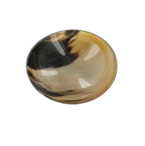 Best Selling Carved Buffalo Horn Vintage Salad Fruit Serving Bowl Indian Horn Dinnerware for Business Gifts - Product Image 1
