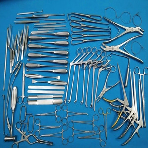 Ensemble d'instruments chirurgicaux orthopédiques pour laminectomie manuelle Jamso Industries, 78 pièces, certifié CE, ISO13485, réutilisable, léger - Product Image 3