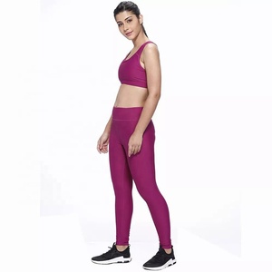 Women's High-Waist Fitness Clothing Plus Size Gym And Yoga Set With Shorts Summer Wholesale Gym Running Leggings Yoga Set - Product Image 3