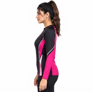 <b>Women</b> <b>Rash</b> <b>Guard</b> Performance Sportswear Long Sleeve Shirt Quick Dry Breathable Athletic Top <b>for</b> Surfing Swimming Fitness Outdoor - Product Image 4