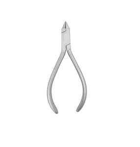 Pince coupante pour fils orthodontiques dentaires, à pointe droite, en acier inoxydable, instruments dentaires, haute dureté, coupe-fils rigide - Product Image 1