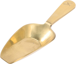 Cuillère à thé en laiton, cuillère à mesurer pour thé en vrac, cuillère à mesurer pour grains de café, petit ustensile de mesure en métal pour thé et café, outil de service - Product Image 1