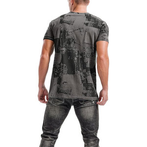 เสื้อยืดฮิปฮอปผู้ชาย สไตล์ฮิปสเตอร์ แฟชั่นสตรีทแวร์ พิมพ์ลายกราฟิก เสื้อยืดลำลอง ผ้าฝ้าย ใส่สบายๆ สำหรับฤดูร้อน สไตล์แร็ปสุดเทรนดี้ - Product Image 5