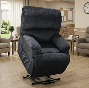 Custom Heavy Duty Metal Base Breathable Electric Power Fabric <b>Recliner</b> Lift Chair with Remote Control - Product Image 1