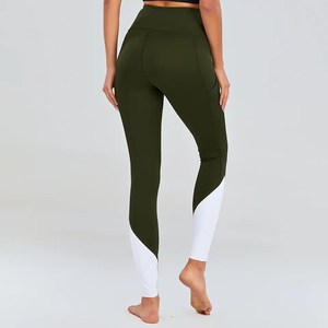 Leggings de yoga casuales de cintura alta y corte ajustado para mujer, tejido de punto, logotipo personalizado, sublimación. - Product Image 5