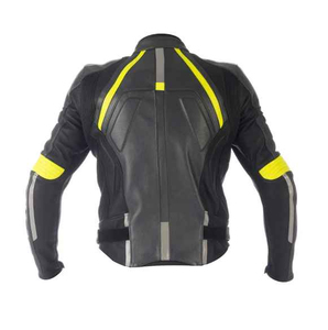 Blousons de motard personnalisés pour hommes, fournisseur d'usine OEM, équipement de moto en cuir véritable pour la conduite, le quotidien et la course - Product Image 2